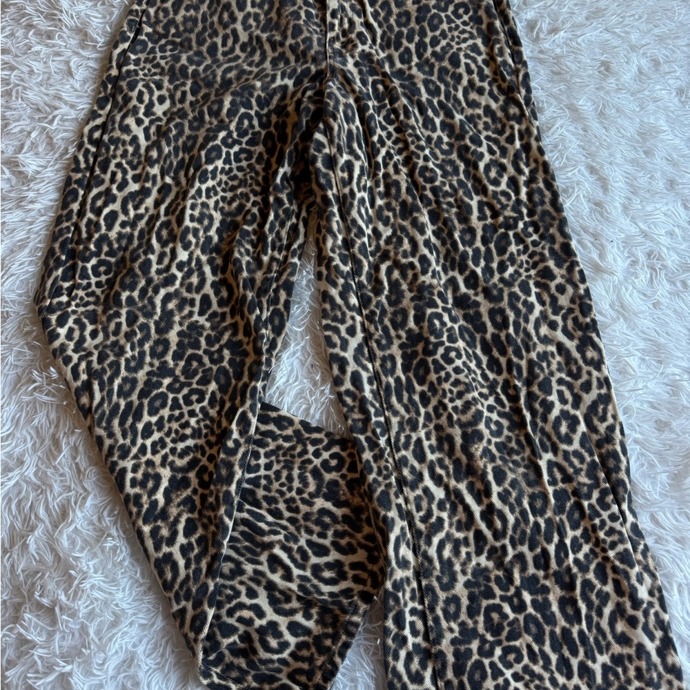 Forever 21 Animal Print Baggy Pants